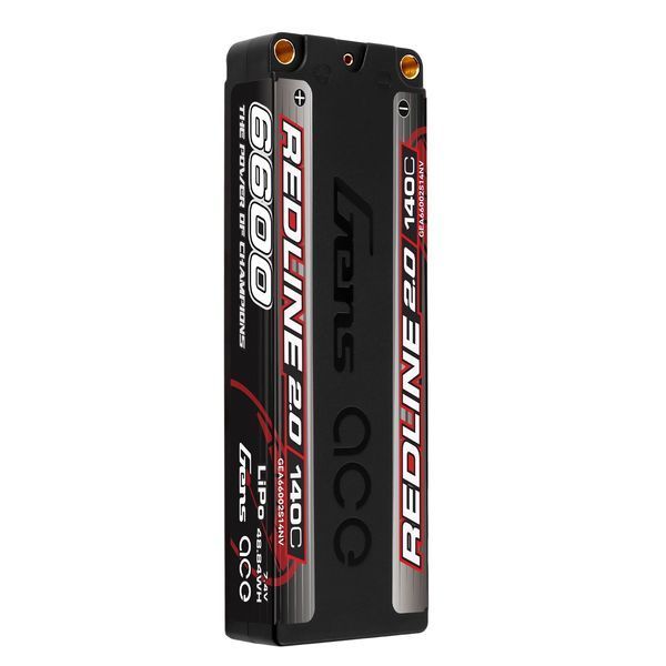 Gens ace Redline 2.0 Series 6600mAh 7.4V 140C 2S1P HardCase 57# Lipo акумулятор GEA66002S14NV_gs фото