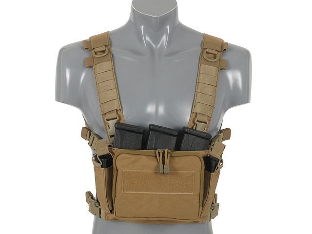 Компактний багатоцільовий нагрудник (Chest Rig) - Чорний (Black) [8FIELDS] M51611057-BK_tw фото