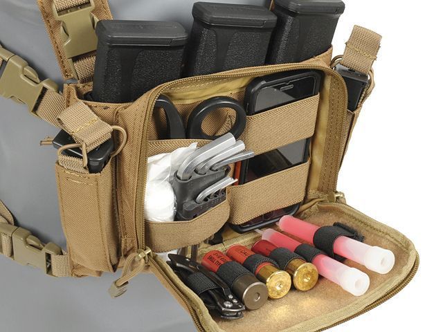 Компактний багатоцільовий нагрудник (Chest Rig) - Чорний (Black) [8FIELDS] M51611057-BK_tw фото