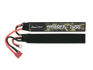 Акумулятор Gens Ace 25C 1300mAh 2S1P 7.4V Airsoft LiPo з роз&rsquo;ємом T Plug GEA13002S25D2_BR фото