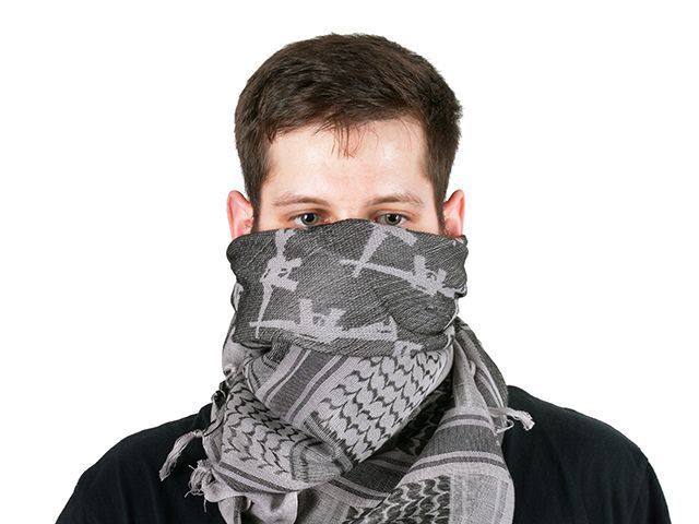 Chusta ze wzorem pirackiej czaszki - Khaki [Emerson] (для страйкболу) EM6651AKH_tw фото