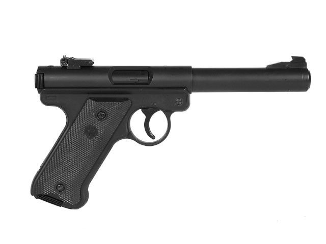 Страйкбольний пістолет Ruger MK1 Black Gas GNB [KJW] (для страйкболу) GGH-0201(00719) фото