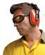 Окуляри захисні з ущільнювачем Pyramex XS3 Plus (gray) Anti-Fog, чорні 2ХС3-20П фото 6