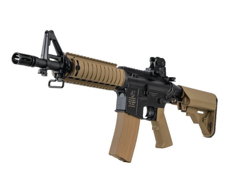 Автомат Colt M4 CQB Mk18 Mod 0 AEG &mdash; чёрный/оливковый &mdash; Cybergun 56386_evk фото