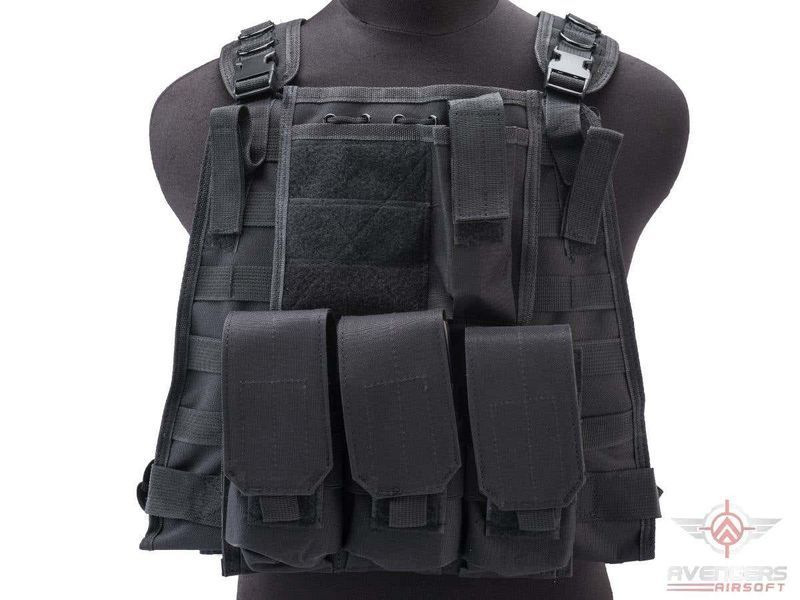Плейт-кэрриер Avengers Tactical Spec. OPS MOLLE &mdash; чёрный 43507_evk фото