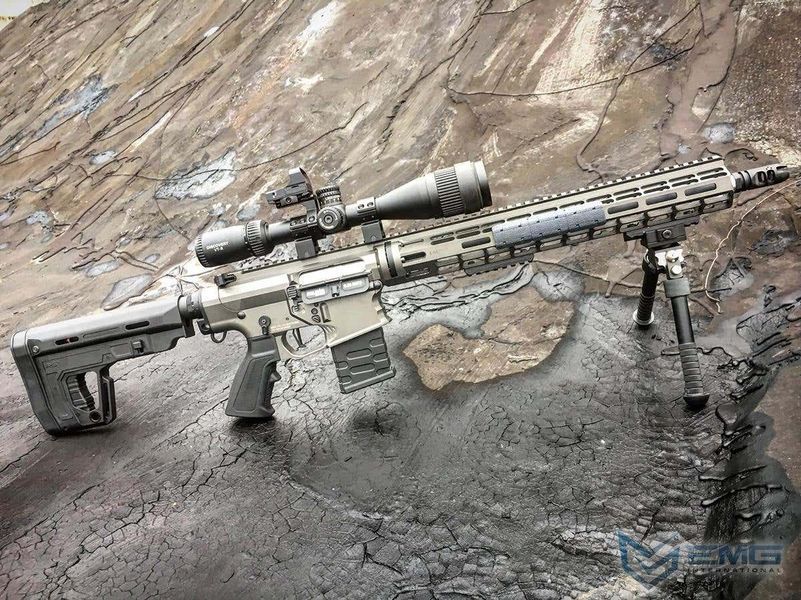 Автомат Falkor M4 RECCE SBR AEG &mdash; 400 FPS / Falkor Grey &mdash; EMG / APS 92576_evk фото