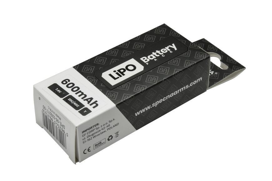 Акумулятор LiPo 7.4V 600mAh 20/40C для PDW &mdash; Tamiya mini SPE-06-029217_gf фото