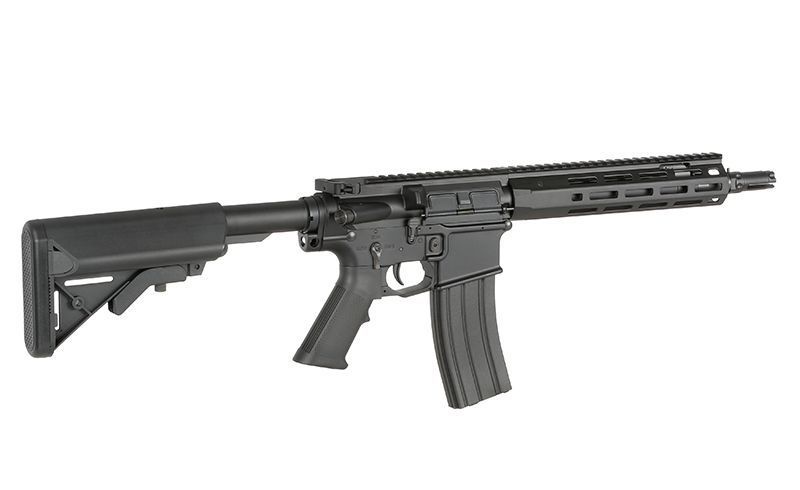 Страйкбольна гвинтівка WE13 DSG 9,5" M4/AR-15 Knight's Armament, 50 RPS, ETU - чорна [WELL PRO] WE13-3-3-BK_tw фото