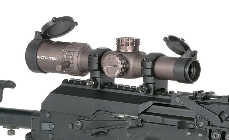 Оптичний приціл Victoptics S6 1-6x24 - COYOTE FDE [Vector Optics] (для страйкболу) OPSL23_BR фото