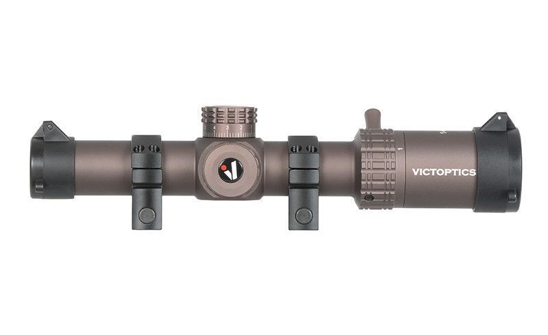 Оптичний приціл Victoptics S6 1-6x24 - COYOTE FDE [Vector Optics] (для страйкболу) OPSL23_BR фото