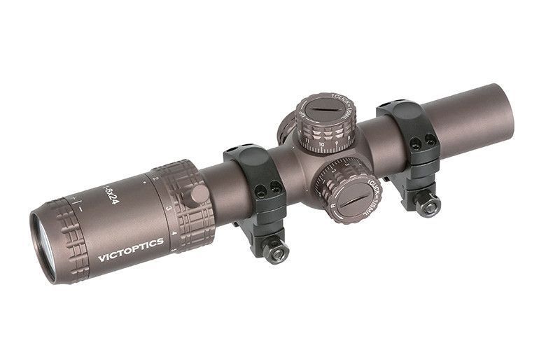 Оптичний приціл Victoptics S6 1-6x24 - COYOTE FDE [Vector Optics] (для страйкболу) OPSL23_BR фото