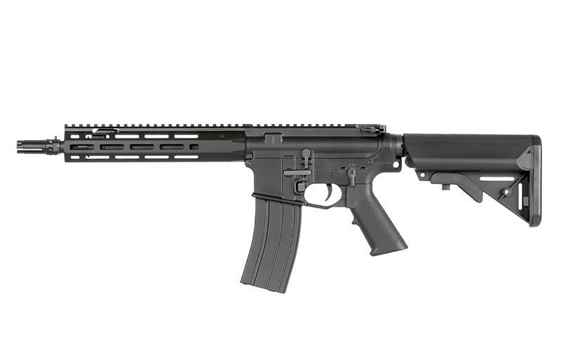 Страйкбольна гвинтівка WE13 DSG 9,5" M4/AR-15 Knight's Armament, 50 RPS, ETU - чорна [WELL PRO] WE13-3-3-BK_tw фото