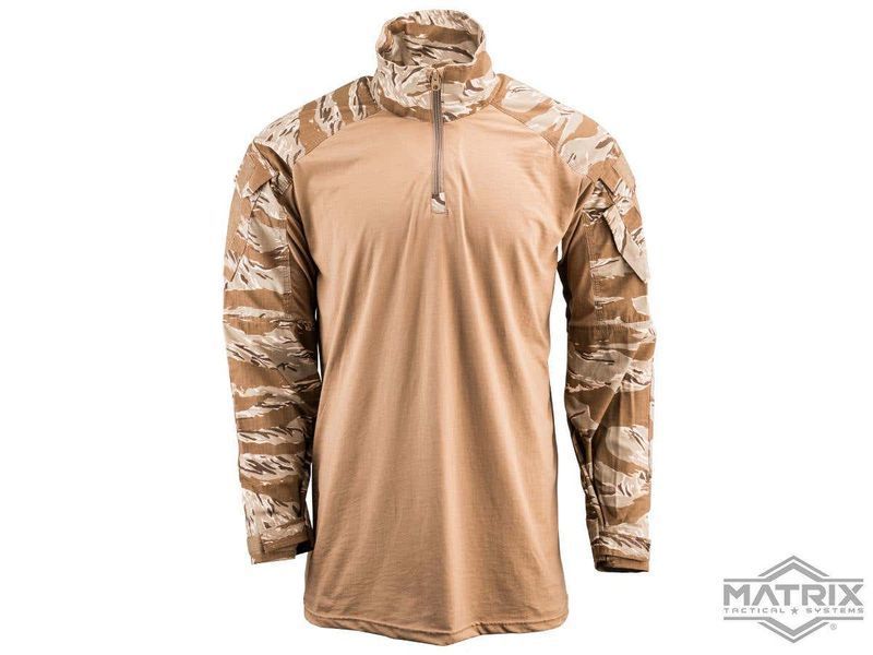 Сорочка Matrix G3 1/4 Zip Tactical Combat для страйкболу &mdash; Desert Tiger Stripe / XS 125444_evk фото