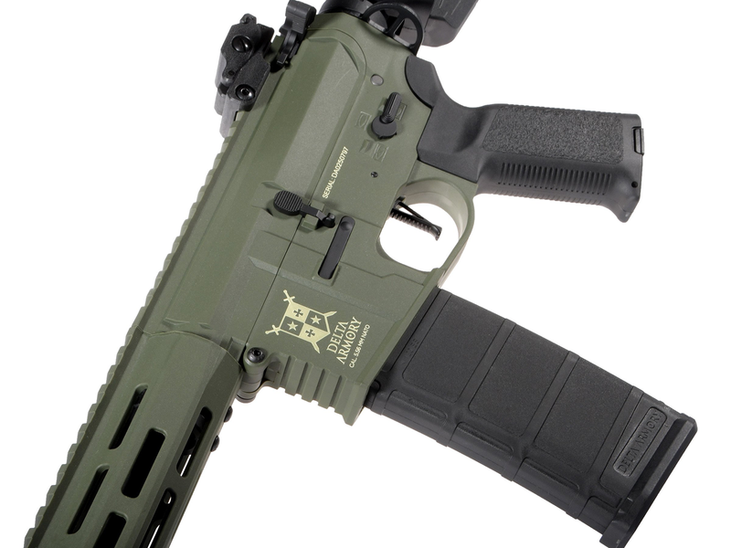 Delta Armory M4 AR15 M-LOK 10" SilentOps Чарлі, олива 20302_ag фото