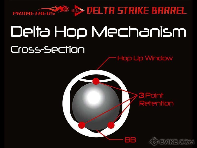 Внутрішній стволик точності Delta Strike 6.20 x 300 мм для AEG &mdash; латунь &mdash; Prometheus 4560329187050_evk фото