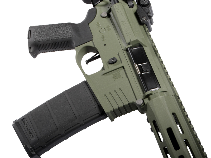 Delta Armory M4 AR15 M-LOK 10" SilentOps Чарлі, олива 20302_ag фото