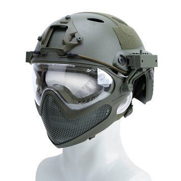 Страйкбольний шлем і маска B-Typ Piloteer Set Guerilla Tactical L HLM-26-PJ-OLV-M_ct фото