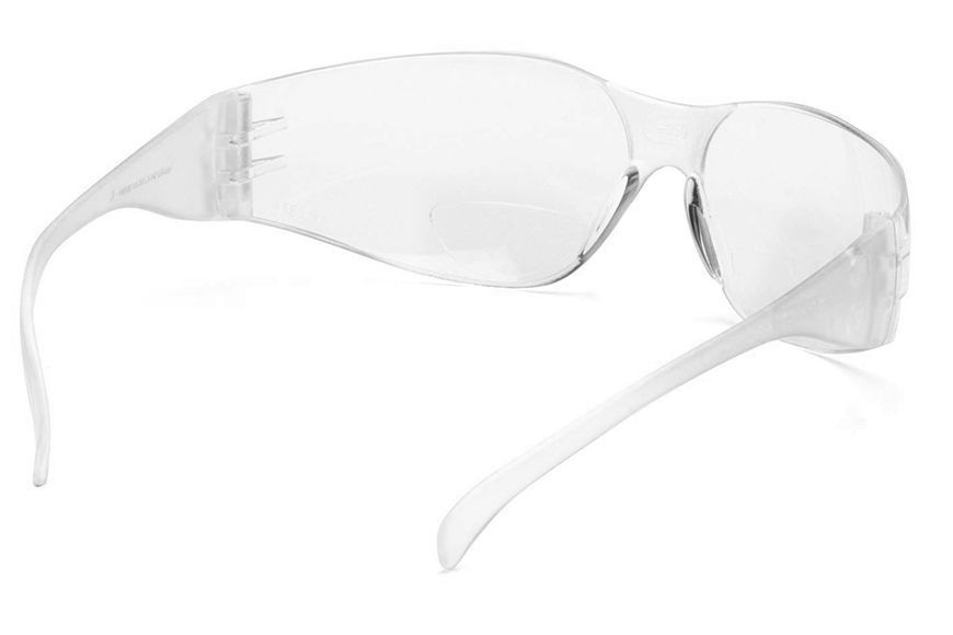 Окуляри біфокальні (захисні) Pyramex Intruder Bifocal (+2.0) (clear) прозорі біфокальні лінзи з діоптриями 2ИНТРБИФ-10Б20 фото