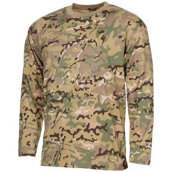 Американська камуфляжна футболка з довгим рукавом MFH MF-00113X-XXL_ct фото
