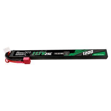 Airsoft акумулятор довгий LiPo 11.1V 1200mAh 25C Deans T Gens Ace GEA12003S25DL_gs фото