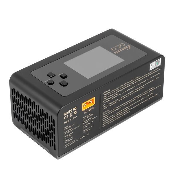 Gens ace iMars D300 Plus Smart зарядний пристрій | Двоканальний | G-tech | EB чорний GEA300WPLUS-EB_gs фото