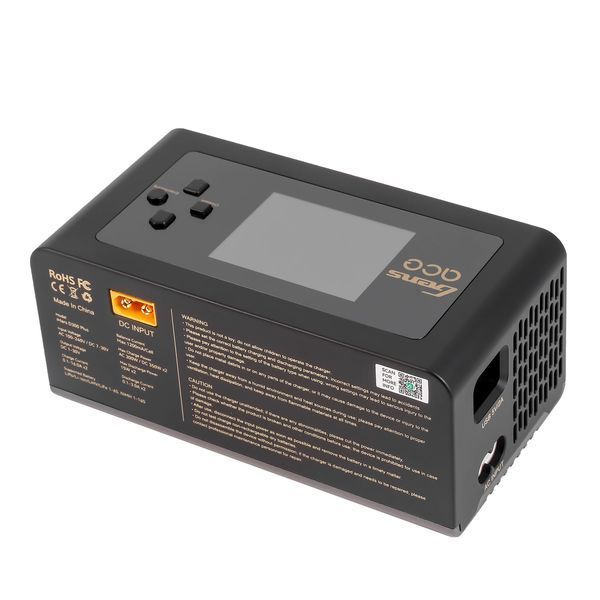 Gens ace iMars D300 Plus Smart зарядний пристрій | Двоканальний | G-tech | EB чорний GEA300WPLUS-EB_gs фото
