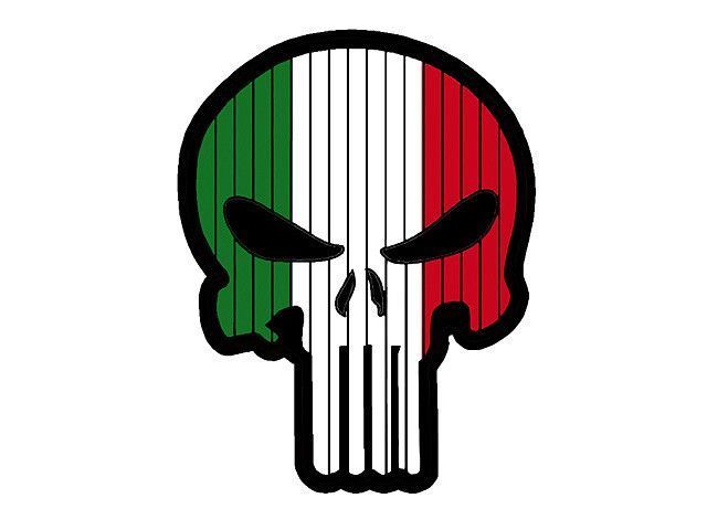 Нашивка Flag Skull ITALY [8FIELDS] (для страйкбола) SKULL-ITA фото