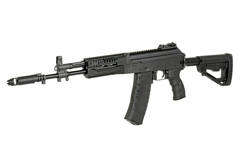 Приклад для AEG AK12 / AKM / AK74 - Black [D-DAY] (для страйкболу) STK-007 фото