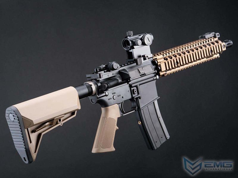 Автомат Daniel Defense Mk18 Mod.1 GBB &mdash; EMG / King Arms, чёрная и Tan 22705_evk фото