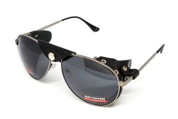 Очки защитные Global Vision Aviator-3 (gray), серые со съемным уплотнителем из синтетической "кожи" GV-AVIA3-GR фото