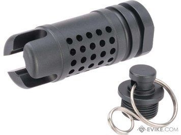 Полум'ягасник Matrix Hive під різьбу 14 mm CCW з кільцем &mdash; алюміній / чорний 70677_evk фото