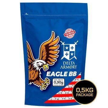 М'ячі для страйкболу BB Delta Armory EAGLE 0,30г 0,5КГ DA-BB-EGL-030-05KG_ct фото