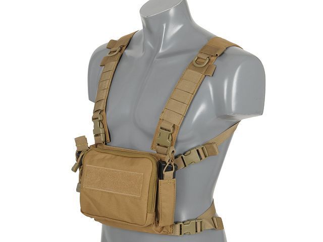 Компактный многоцелевой нагрудник (Chest Rig) &ndash; Койот (Coyote) [8FIELDS] M51611057-TAN_tw фото
