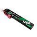 Gens Ace 25C 1200mAh 3S1P 11.1V Airsoft LiPo Battery T-Plug GEA12002S25D_gs фото 4