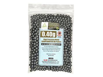 Высокоточные страйкбольные шары 0.40г (1000 шт, пакет) [GUARDER] BB-40(1000)_tw фото