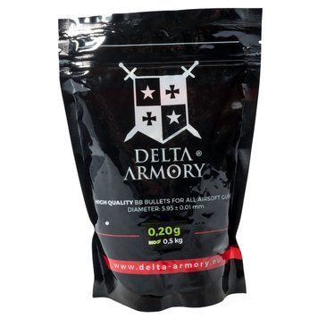 М'ячі страйкбольні BIO BB Delta Armory 0.20г 0.5кг DA-BB-020-05KG-BIO_ct фото