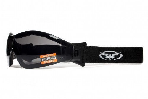 Очки защитные с уплотнителем Global Vision Z-33 (gray) Anti-Fog, черные 1З33-20 фото