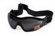 Очки защитные с уплотнителем Global Vision Z-33 (gray) Anti-Fog, черные 1З33-20 фото 1