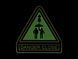 Нашивка DANGER CLOSE PVC [8FIELDS] GLOW PVC PATCH-D.C. фото 1