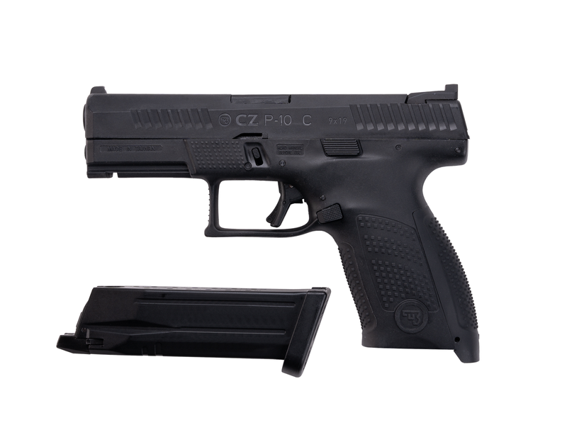 CZ P-10C, цельнополимерный, газ, чёрный 19594_ag фото