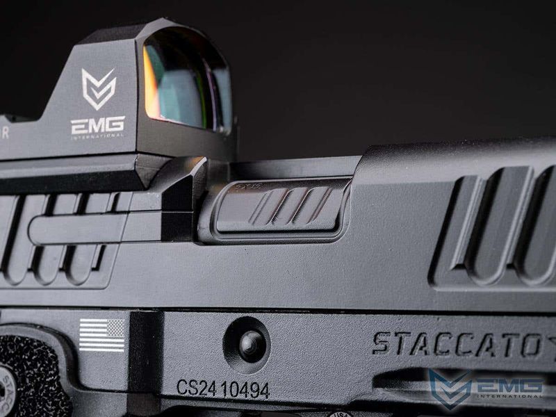 Пістолет EMG / Savia Staccato CS Compact 2011 GBB &mdash; чорний 118527_evk фото