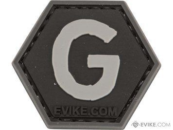 Нашивка Hex з літерою G &mdash; чорний &mdash; Evike 77078_evk фото