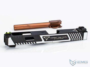 Затвор EMG / G&P Taran Tactical Combat Master для Glock 17 Gen.3 VFC GBB &mdash; чорно-сріблястий 96647_evk фото