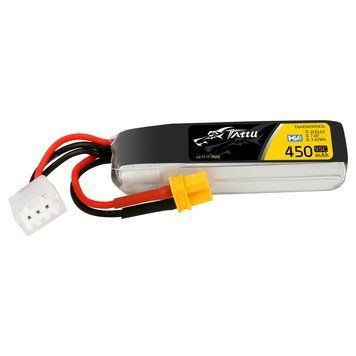 Tattu 2s 450mAh 95C 7.6V HV Lipo акумулятор з XT30 Long-pack TAA4502S95X3L_gs фото