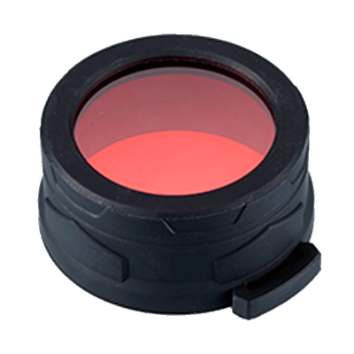 Диффузор фильтр для фонарей Nitecore NFR65 (65мм), красный 6-1442_red фото