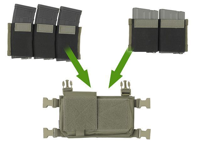 Нагрудник (Chest Rig) Micro MK3 &ndash; Ranger Green [EM] EM2961RG_tw фото