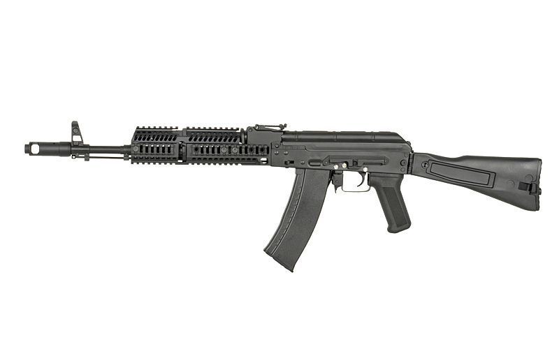 Тактична накладка на газову трубку AK (довга) - чорна [5KU] 5KU-229_tw фото