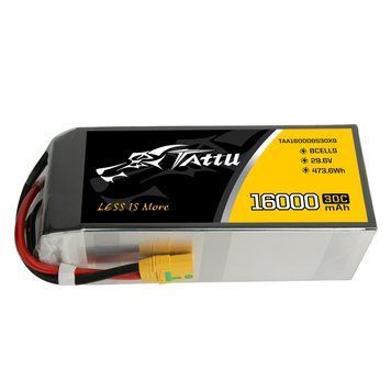Tattu 16000mAh 29.6V 8S1P 30C 473.6Wh LiPo акумулятор з XT90-S TAA160008S30X9_gs фото