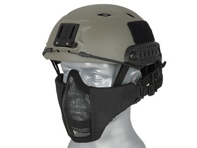 Маска Stalker Evo з монтажем для шолома FAST - black [Ultimate Tactical] UTT-28-017151(MA-45-BK) фото