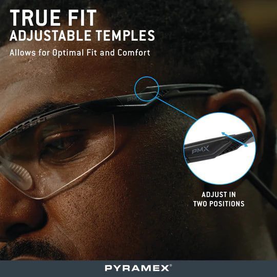 Захисні окуляри Pyramex Truflex (gray) Anti-Fog, cірі в чорно-сірій оправі PM-TRFXB-GR1 фото